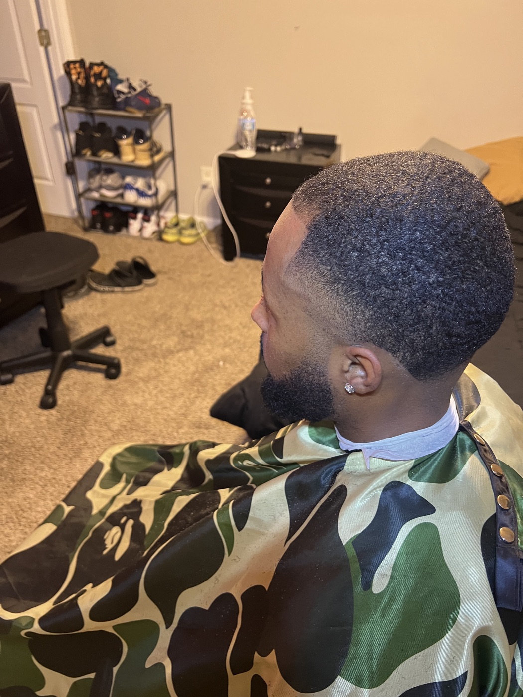 Fresh fade haircut