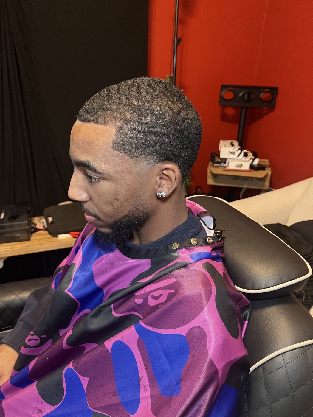 Client with fresh waves and a sharp line-up from Kuts By Lee