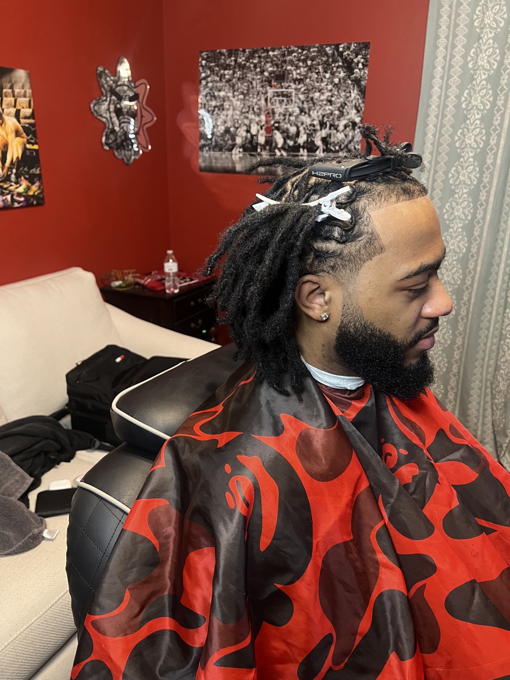 Fresh professional haircut